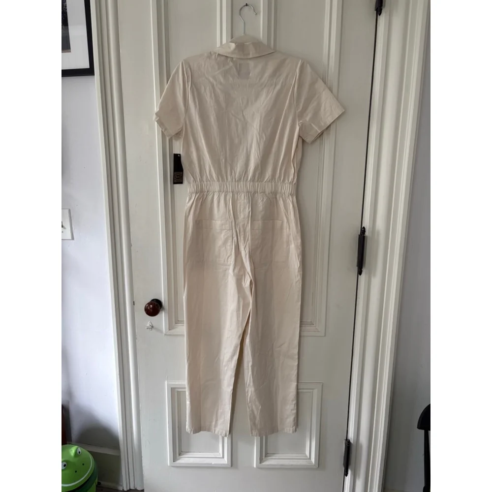RVCA womens cream/Beige Recession Jumpsuit Size S - Picture 4 of 4